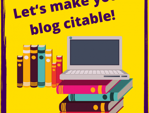 How to make your blog citable - citable blogging is so easy with these two WordPress Plugins. #academia #education #blog