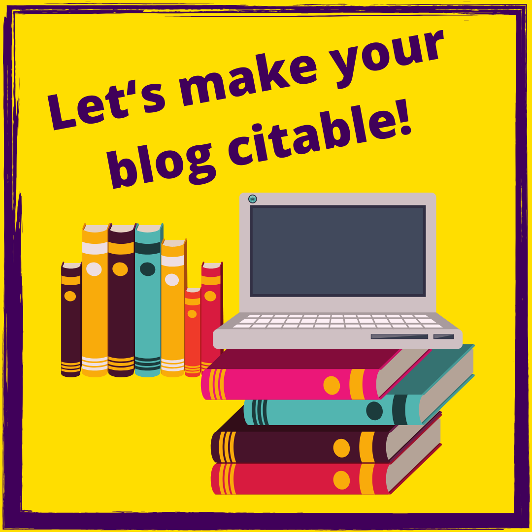 How to make your blog citable - citable blogging is so easy with these two WordPress Plugins. #academia #education #blog